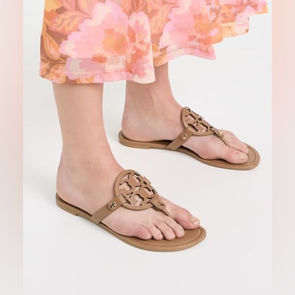 Tory Burch Miller Sandal in Almond Flour